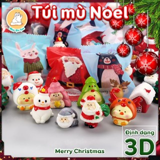  TÚI MÙ Noel Giáng Sinh Merry Christmas charm các loại Đồ chơi ngẫu nhiên quà tặng bất ngờ cho bé 