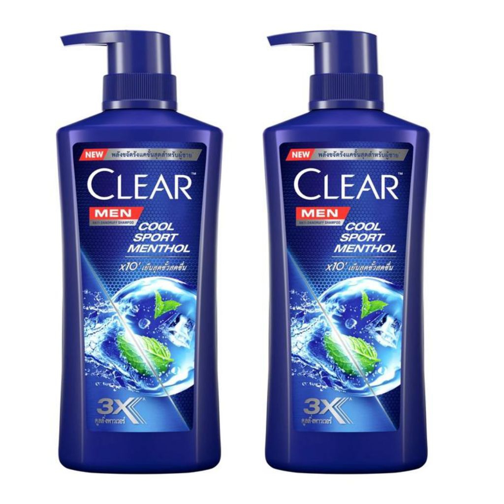 Combo 2 Chai Dầu Gội Clean Men Thái Lan 360ml Mát Lạnh Sản Khoái