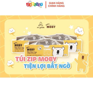 Túi zip đa năng Moby đựng quần áo, thực phẩm đồ ăn cho bé