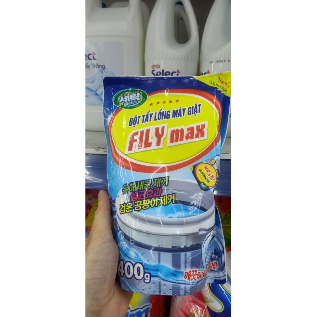 [DATE MỚI] Bột tẩy lồng máy giặt Fily Max 400g (Tc1)