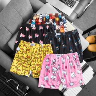  Quần đùi nam nữ chất thun lạnh hoạt hình cute đủ size từ 40-90kg 