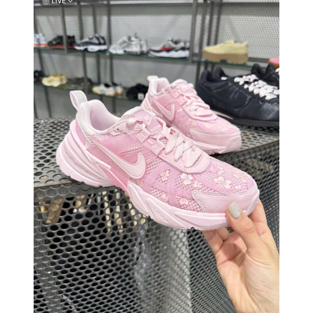 [Chuẩn Chính Hãng 💯] Giày Tennis/Pickleball V2K Run 'Pink Foam' HJ5269-600