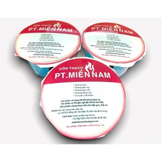 ( Ship hoả Tốc ) Combo 10 chén cồn nấu lẩu PT Miền Nam Loại 1, không độc hại, cháy lâu từ 30-50 phút 1 chén