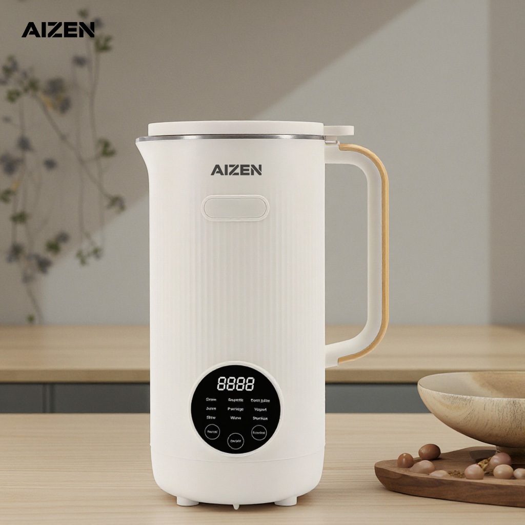 Máy Làm Sữa Hạt Đa Năng 9 Chế Độ Thông Minh AIZEN – Tiện Ích Cho Gian Bếp