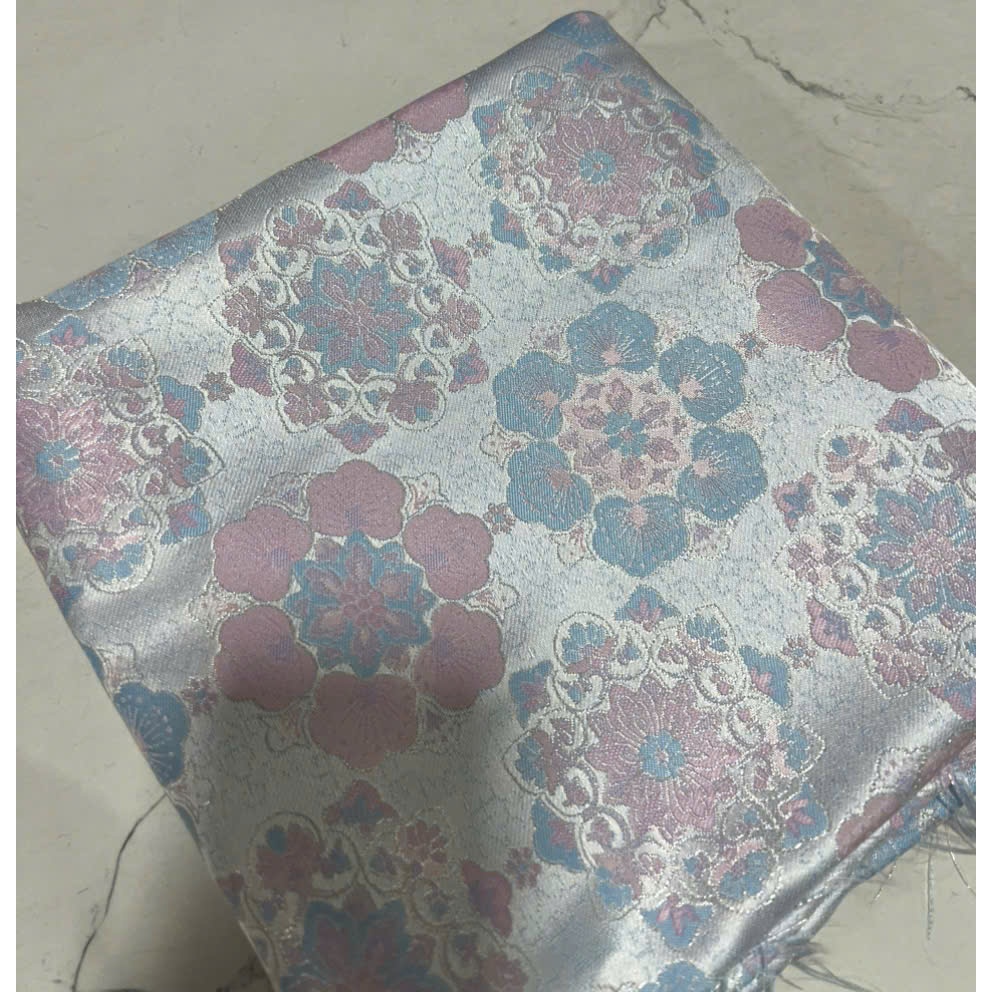 🧵 Vải Gấm Hoa Cổ Điển Cao Cấp – Hoa Văn Ánh Kim – Nhiều Màu Siêu Sang (Hàng Mới Về)