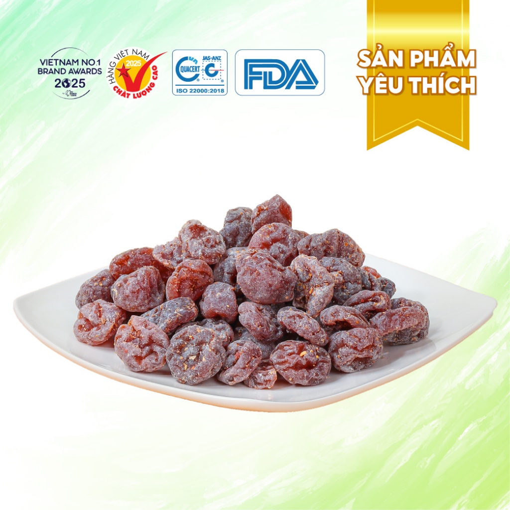 Mơ Hồng Lam 3 - Ô Mai Mơ Chua Cay Mặn Ngọt Tách Hạt - Quà Biếu Cao Cấp Hồng Lam