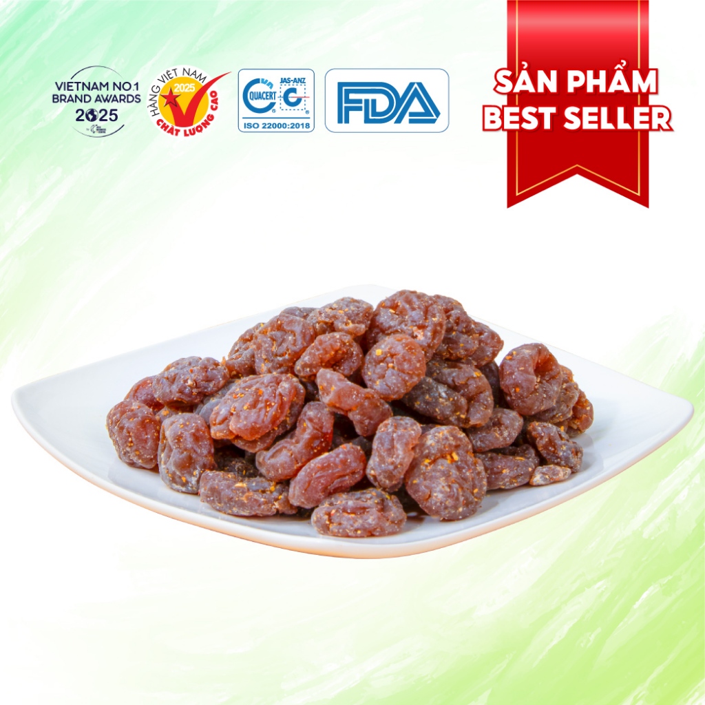 Mơ Hồng Lam 5 - Ô Mai Mơ Cay Ngọt Dẻo Không Hạt - Đặc Sản Hồng Lam Hà Nội