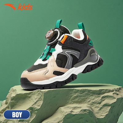 ANTA Kids Hiking Shoes Giày Thể Thao Thời Trang Bé Trai A125D9916 Size 28-32. Thoải Mái Vận Động, Hạn Chế Trơn Trượt