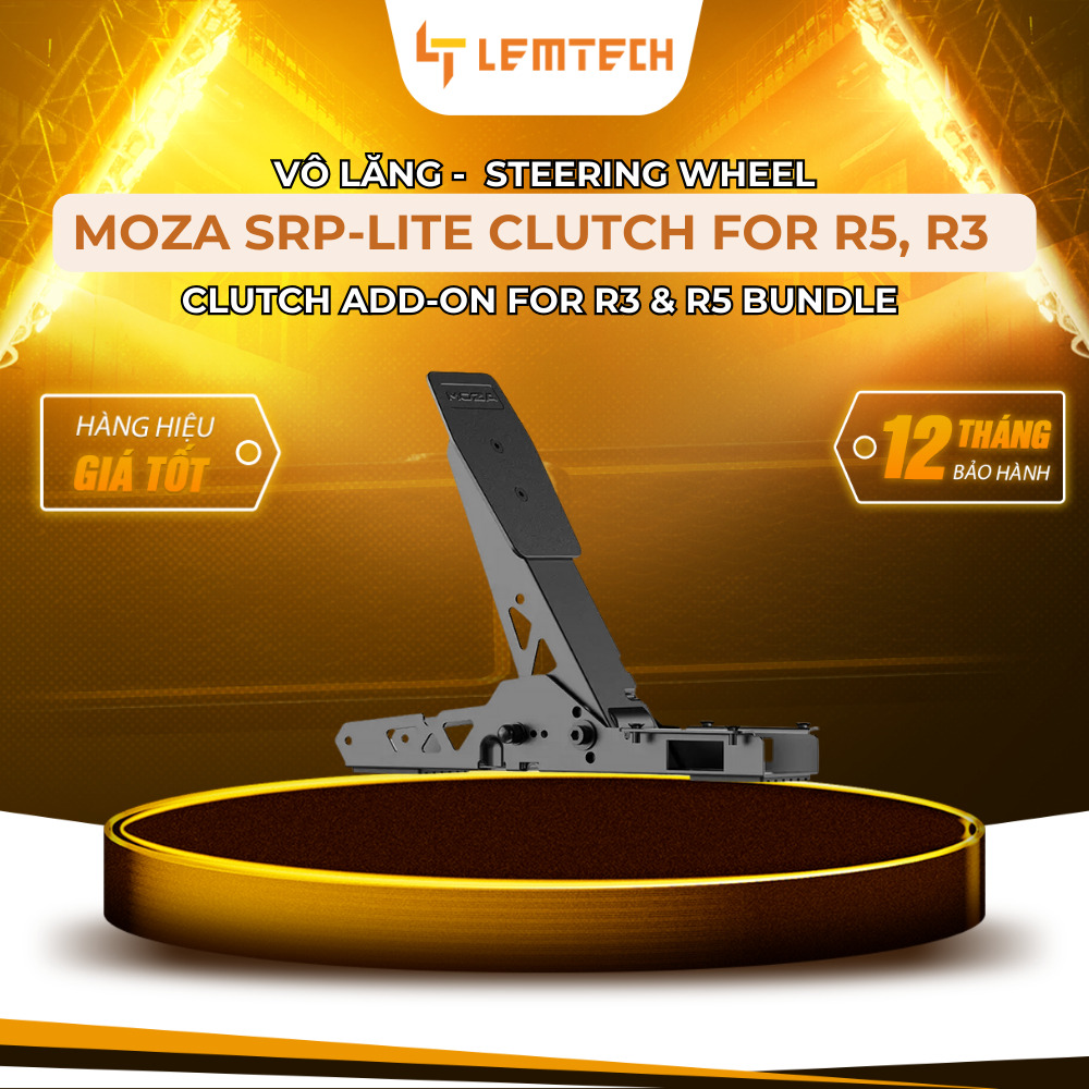 Pedal Côn Moza SR-P Lite Clutch Pedal 2nd – Bộ Pedal Đua Xe Thể Thao, Chính Xác Cao, Tương Thích R3&