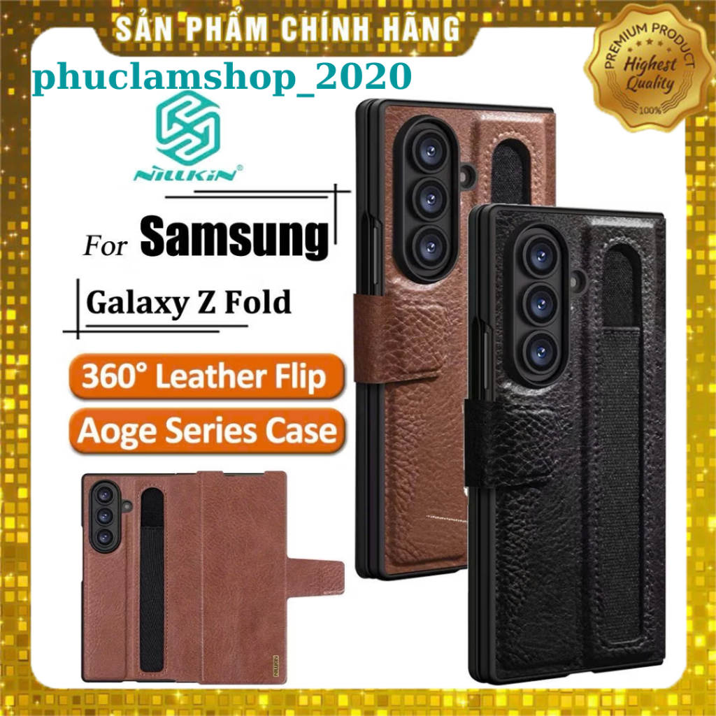 Bao da Nillkin Aoge cho Samsung Galaxy Z Fold7 Fold 7 5G Z Fold6 Fold 6 Z Fold5 Fold 5 Z Fold4 Fold 