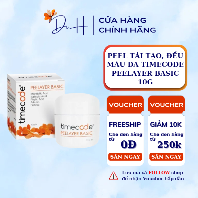 PEEL TÁI TẠO, ĐỀU MÀU DA TIMECODE PEELAYER BASIC 10g