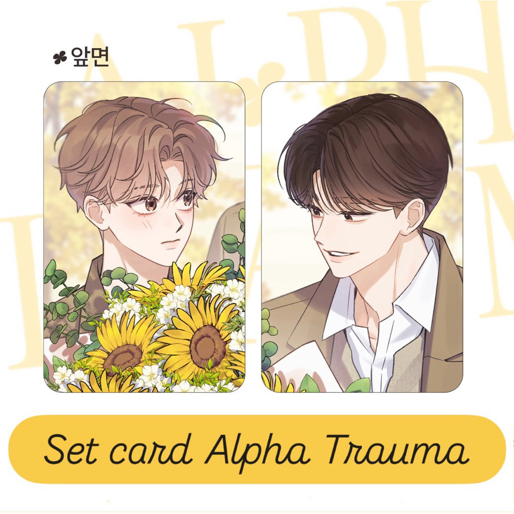 [Sẵn] Set card Alpha Trauma BL Manhwa boylove chấn thương vết thương alpha