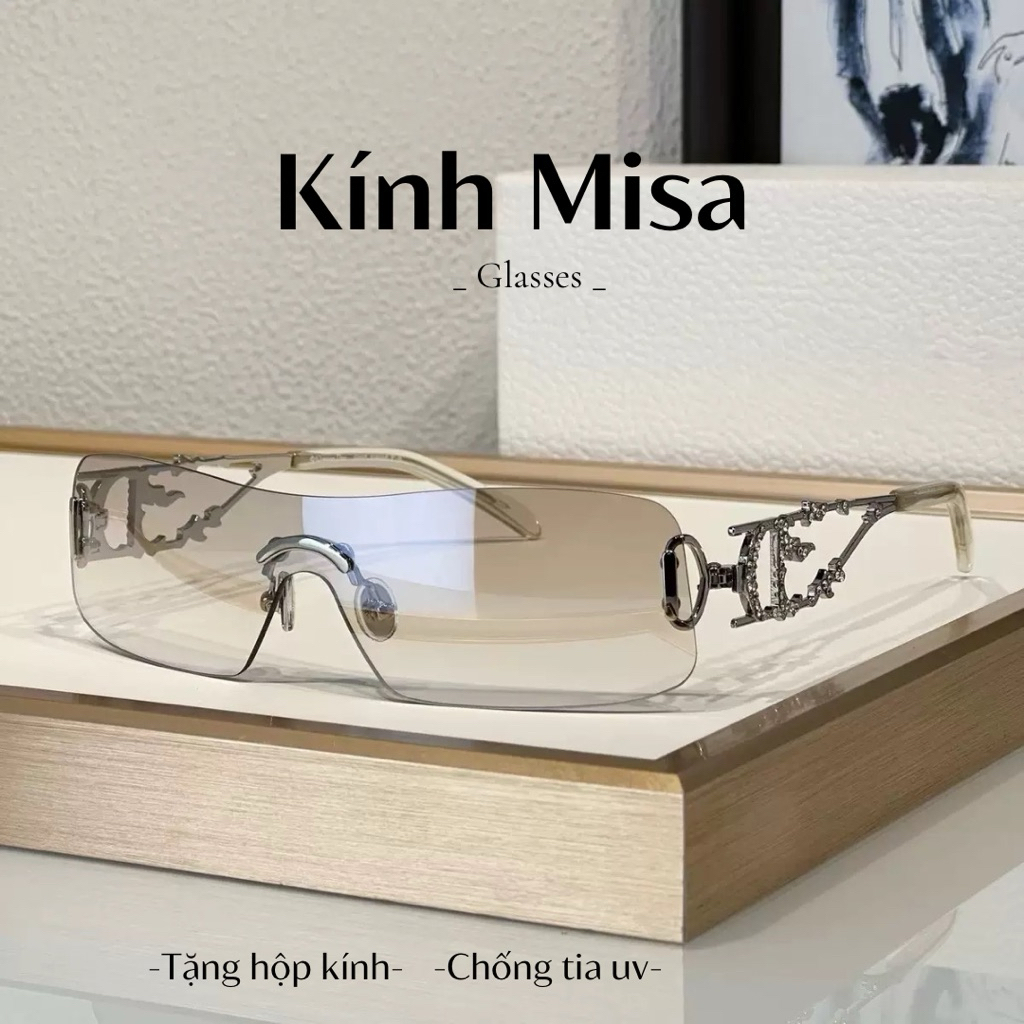 Kính nữ kính râm thời trang y2k caocap (T1)