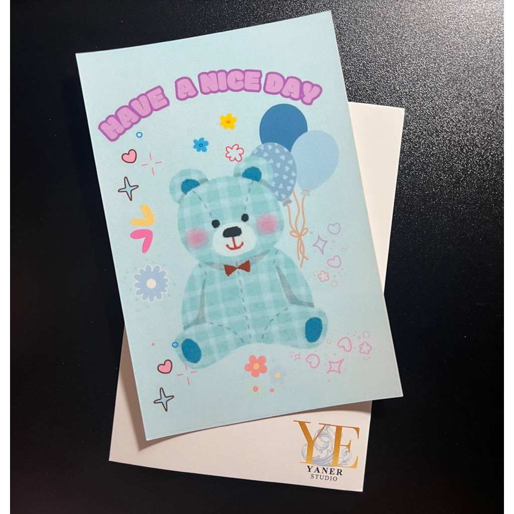 Postcard “Have a nice day” dễ thương A6