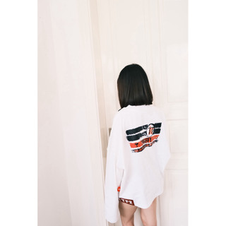  Áo Thun Tay Dài TRAFFY 77Fragile -THIS SIDE UP Form Oval Stargirl  Starboy Cotton 2 Chiều Unisex 