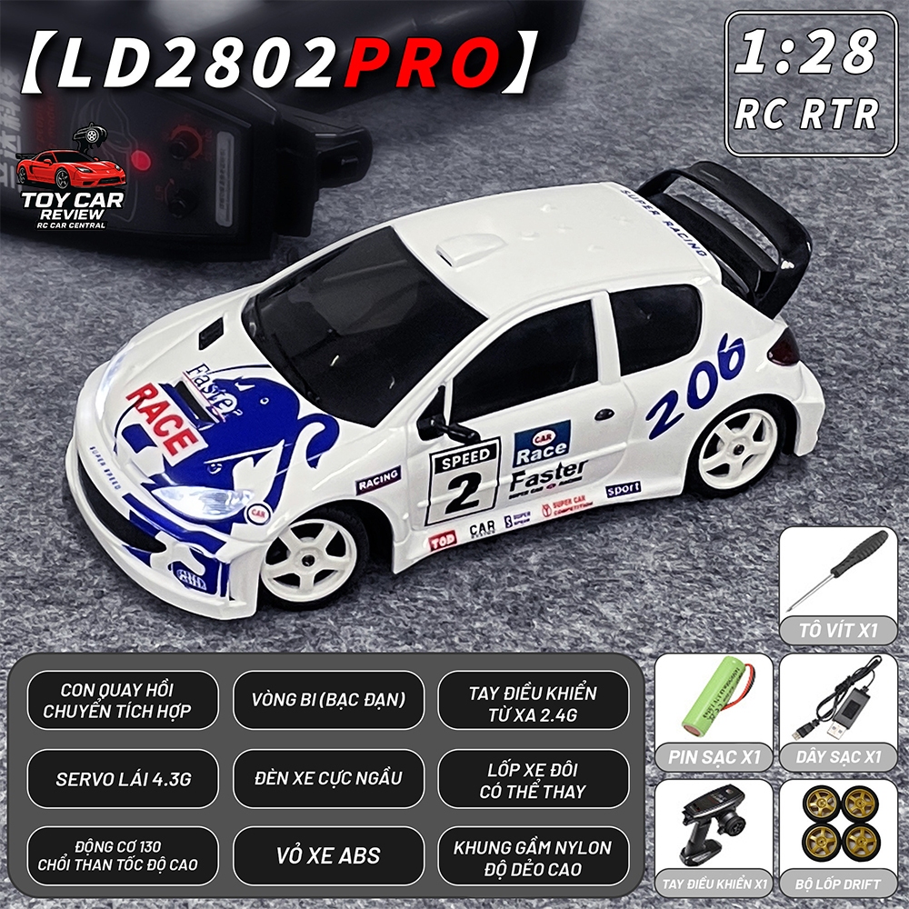 [BEST] Xe RC Drift 1/28 LDR/C LD2801/2802/2803/2804 PRO– 4WD 2.4GHz Điều Khiển Từ Xa Drift Tỷ Lệ 1:2