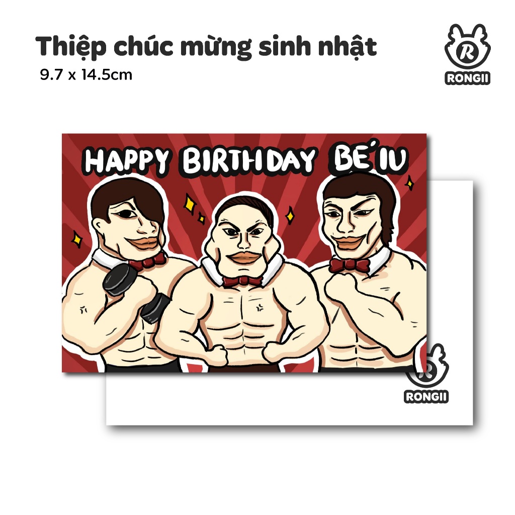 Thiệp chúc mừng sinh nhật bé yêu | Tặng bé yêu, Happy birthday bé yêu | RonGii