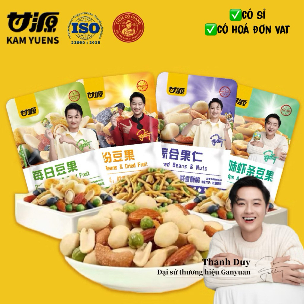 Hạt mix dinh dưỡng mix hạt sấy giòn, ngon gói 30g - 40g