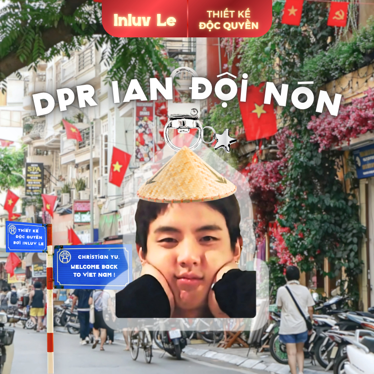 [ĐẶT TRƯỚC XÍU THUI] Móc Khoá Keychain DPR IAN Đội Nón Christian Yu Dễ Thương