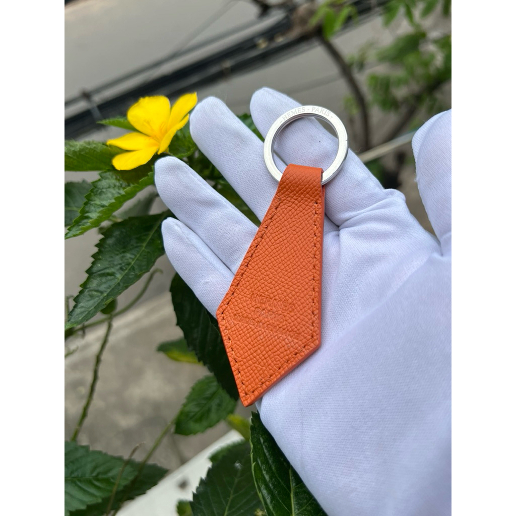 Key Ring Portecle Tab Veau Swift Charm Key Holder da thật