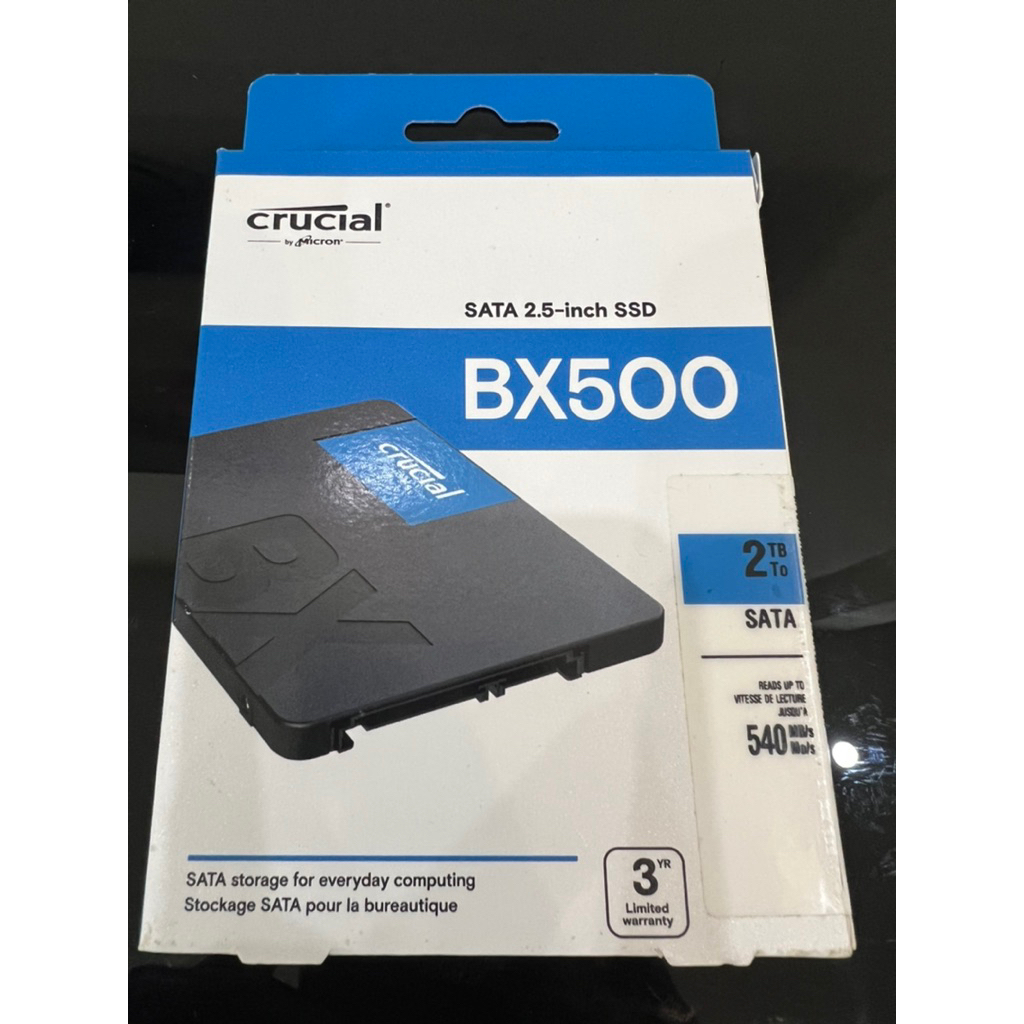 Ổ cứng SSD Crucial BX500 2TB SATA 2.5-inch