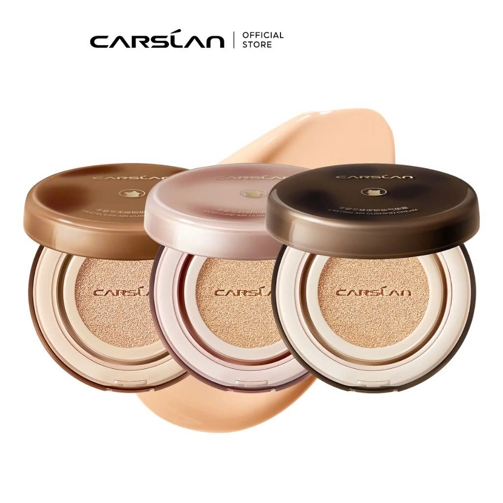 Phấn nước CARSLAN Cushion Cat tinh tế bám chặt dưỡng ẩm lâu trôi kiềm dầu 13.5g | NHÍM HOUSE