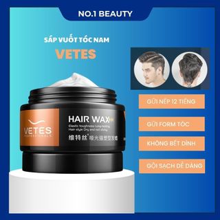  Sáp Vuốt Tóc VETES Sáp Tóc Hương Nước Hoa Giữ Nếp Tạo Kiểu Tự Nhiên Lên Đến 10H Thơm Lâu 80g 