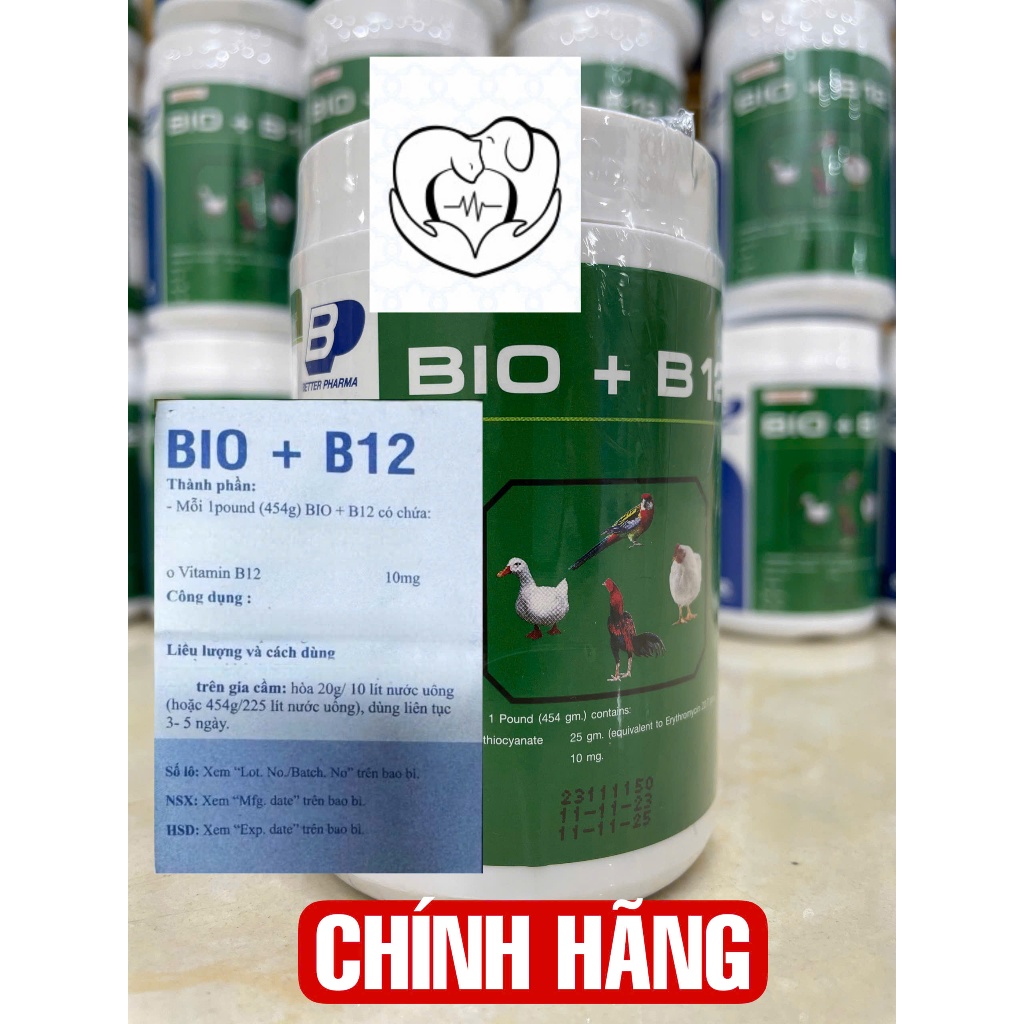(150GR FULL HỘP) DINH DƯỠNG CHO GÀ BIO B12 CHÍNH HÃNG (50GR HỘP + 100GR DINH DƯỠNG)