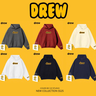  Áo Hoodie Drew Secret Nỉ Bông Cotton Loại 1 Định Lượng 300gsm Không Xù Lông Không Co Rút Vải 