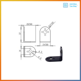 Thanh chữ L cho RC Servo Phù Hợp MG995 / MG996R