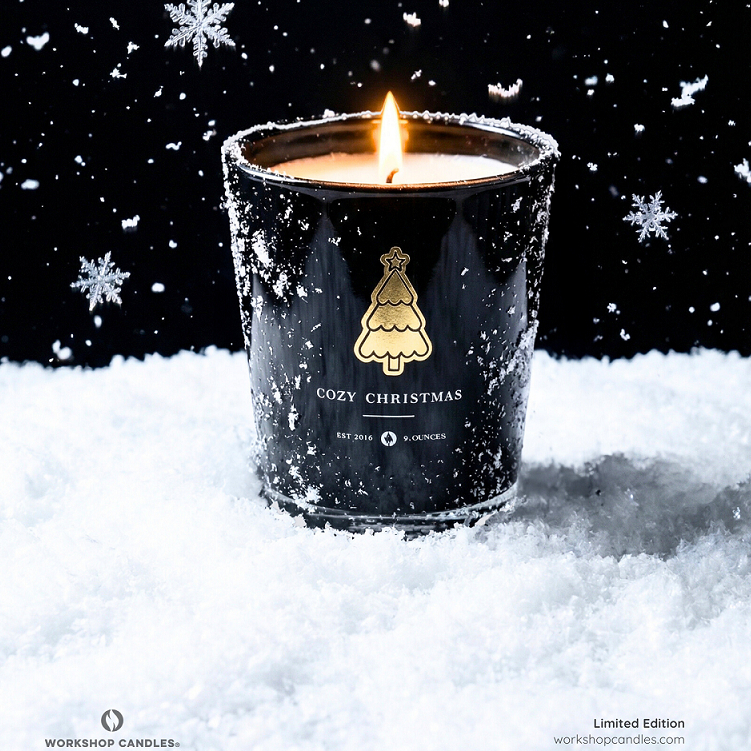 Quà Tặng Giáng Sinh Nến Thơm Cozy Chrismast  9oz | Workshop Candles H&H Home