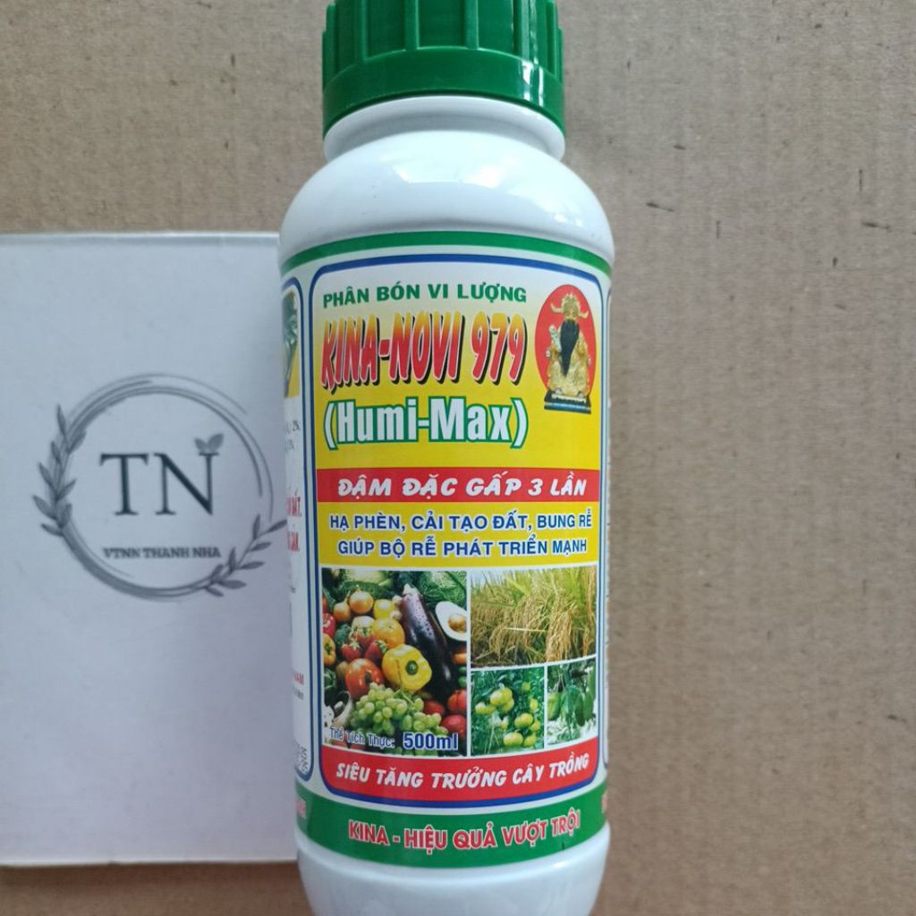 Phân Bón Humic NPK Kina Novi 979 Humi Max 500ml Kiên Nam