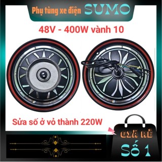 Động cơ xe điện 133m 48V - 220W 240W vành 10, động cơ xe điện m133 48V - 350W sửa số ở vỏ thành 220W 240W