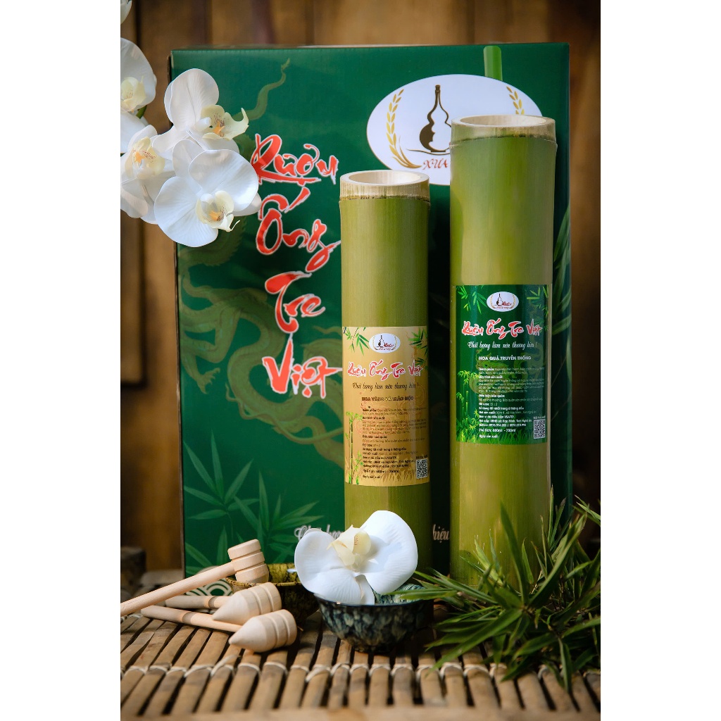 Ống rượu tre Việt Nam - Sản phẩm đạt chứng nhận Ocop 3 Sao [ Quà Tết Hot 2026 ]