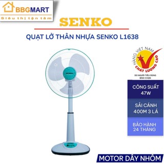  QUẠT LỠ SENKO L1638 I AKIFAN L42 BH 24 THÁNG II QUẠT LỬNG YANFAN L828 47W SẢI CÁNH 400MM BH 36 THÁNG 