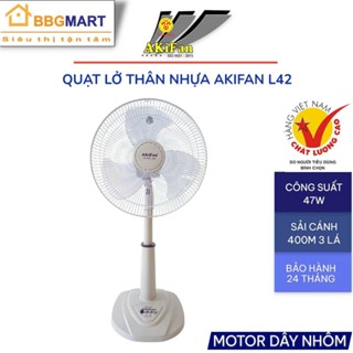  QUẠT LỠ AKIFAN L42 I SENKO L1638 BH 24 THÁNG I QUẠT LỬNG YANFAN L828 47W SẢI CÁNH 400MM BH 36 THÁNG 