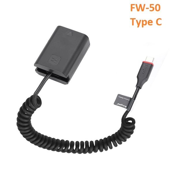 Pin ảo KingMa Fw-50 Type C dùng cho máy ảnh Sony ZVE10, A6000, A6400,...