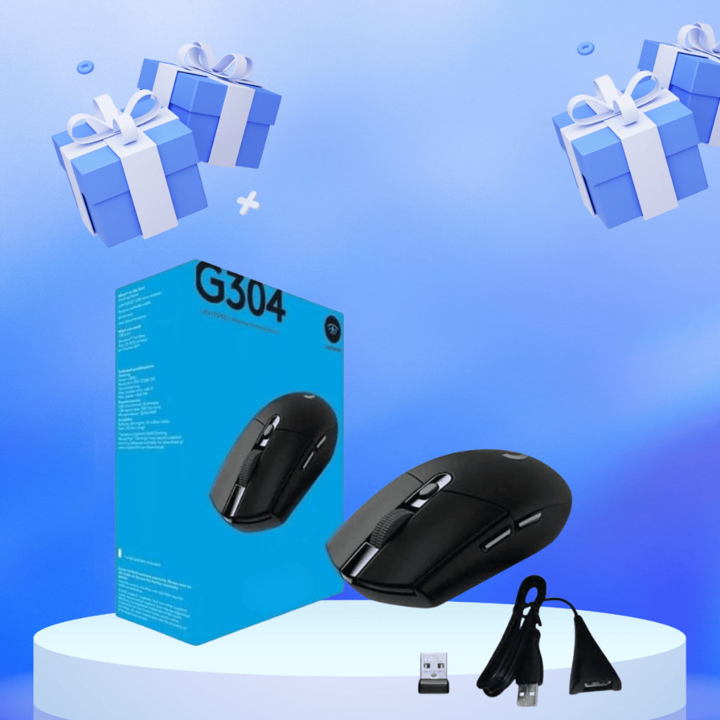 Chuột game không dây Logitech G304 - Tùy Chỉnh RGB, 6 Nút Lập Trình, Nhẹ, Siêu Bền  bàn phím