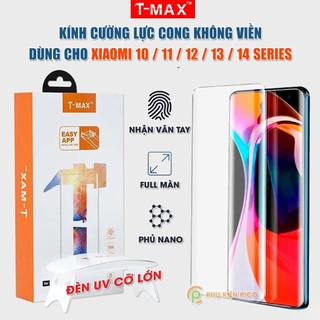  Kính cường lực dùng cho Xiaomi 14 Pro | 13 Pro | 12 Pro | 12S Ultra | Mi 11 Ultra | Mi 10 full màn hình đèn UV T-Max 