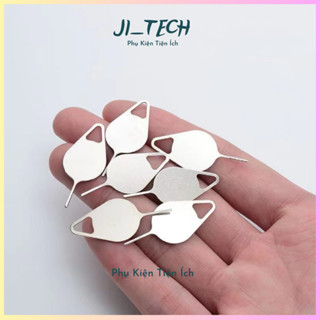 Combo 30,50,100 que lấy sim, cây chọc sim điện thoại, giúp lấy sim ra 1 cách dễ dàng, được làm bằng hợp kim cứng cáp_JI