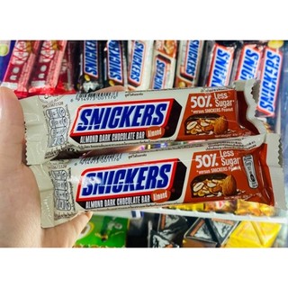 [ĐỦ VỊ] Thanh Kẹo Socola Snickers Chocolate Đen Hạnh Nhân/Bơ Đậu Phộng