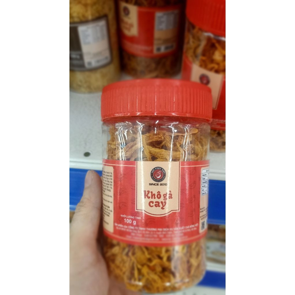 [DATE MỚI] Khô gà cay Chà Bông Việt 100g (Kc1)