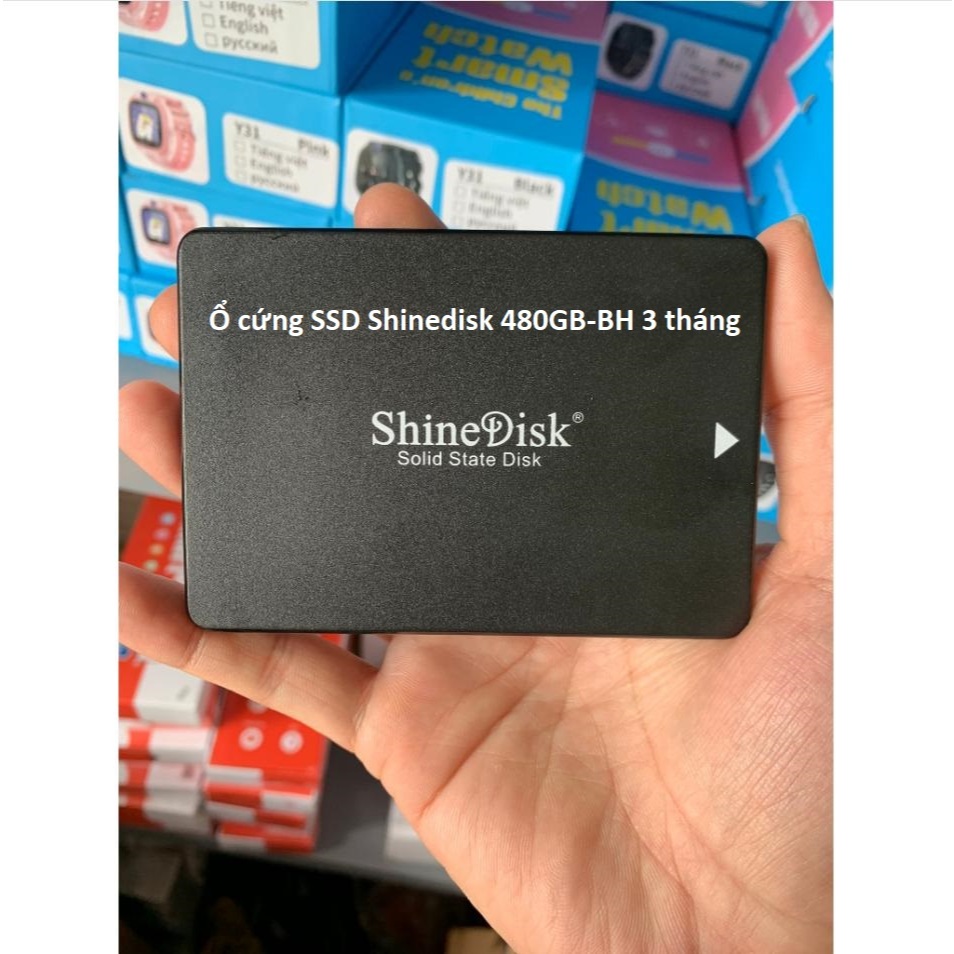 Ổ cứng SSD SHINEDISK 120GB, 240GB, 480GB dành cho máy tính, laptop, chuẩn sata3 6Gb, chính hãng bảo hành 3 năm