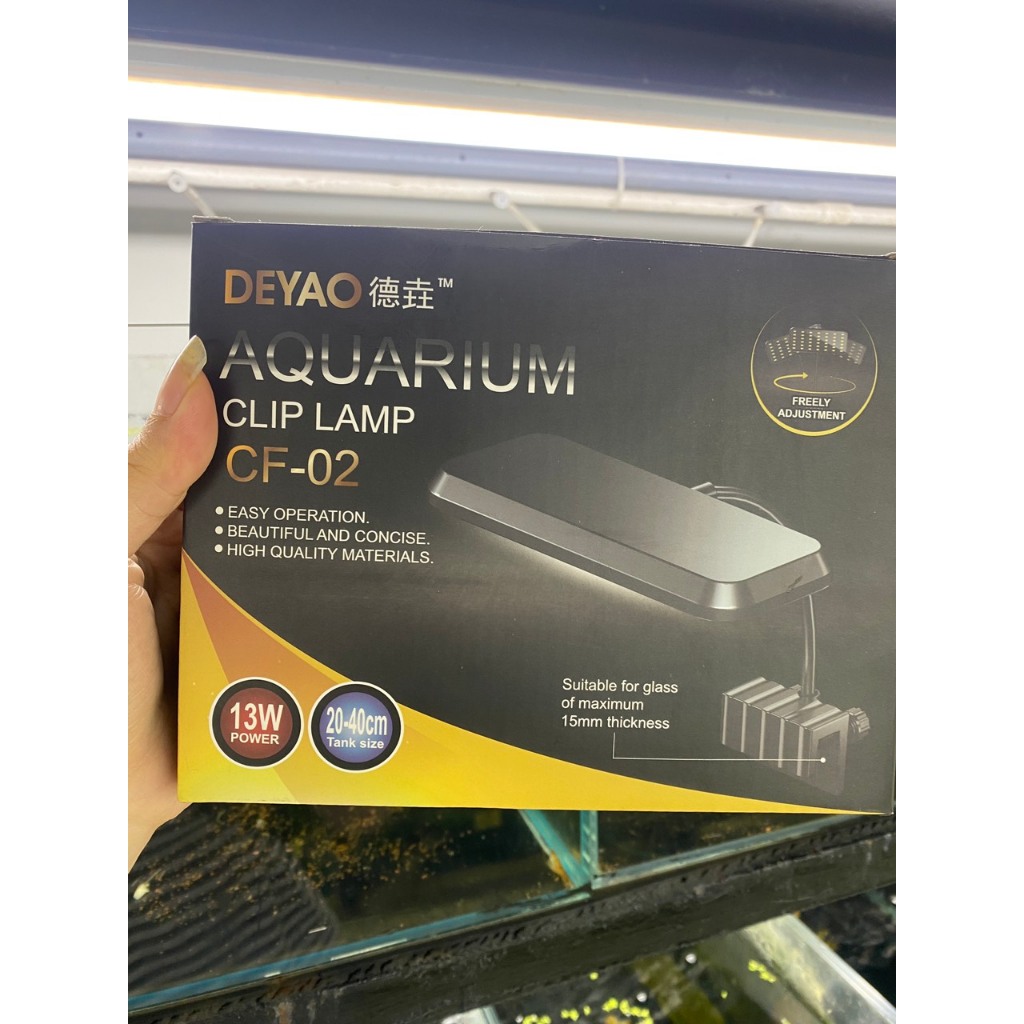 ĐÈN LED DEYAO CF- 02( 13W) Đỏ cá không đỏ nước, chuyên dụng cho hồ cá lóc