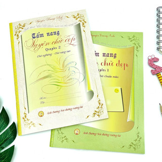 Vở cẩm nang luyện chữ đẹp toàn tập