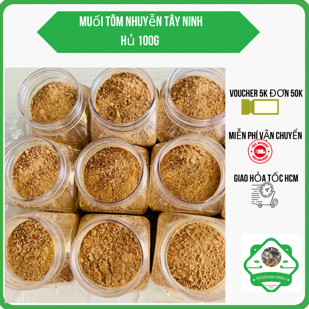 Hủ 100gr dùng thử! Muối nhuyễn Tây Ninh hàng loại 1 siêu cayy!