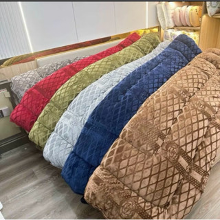  Vỏ Chăn Nỉ Nhung COCO Có Khoá Kéo Lồng Được Ruột Kích Thước 2m2x2m 