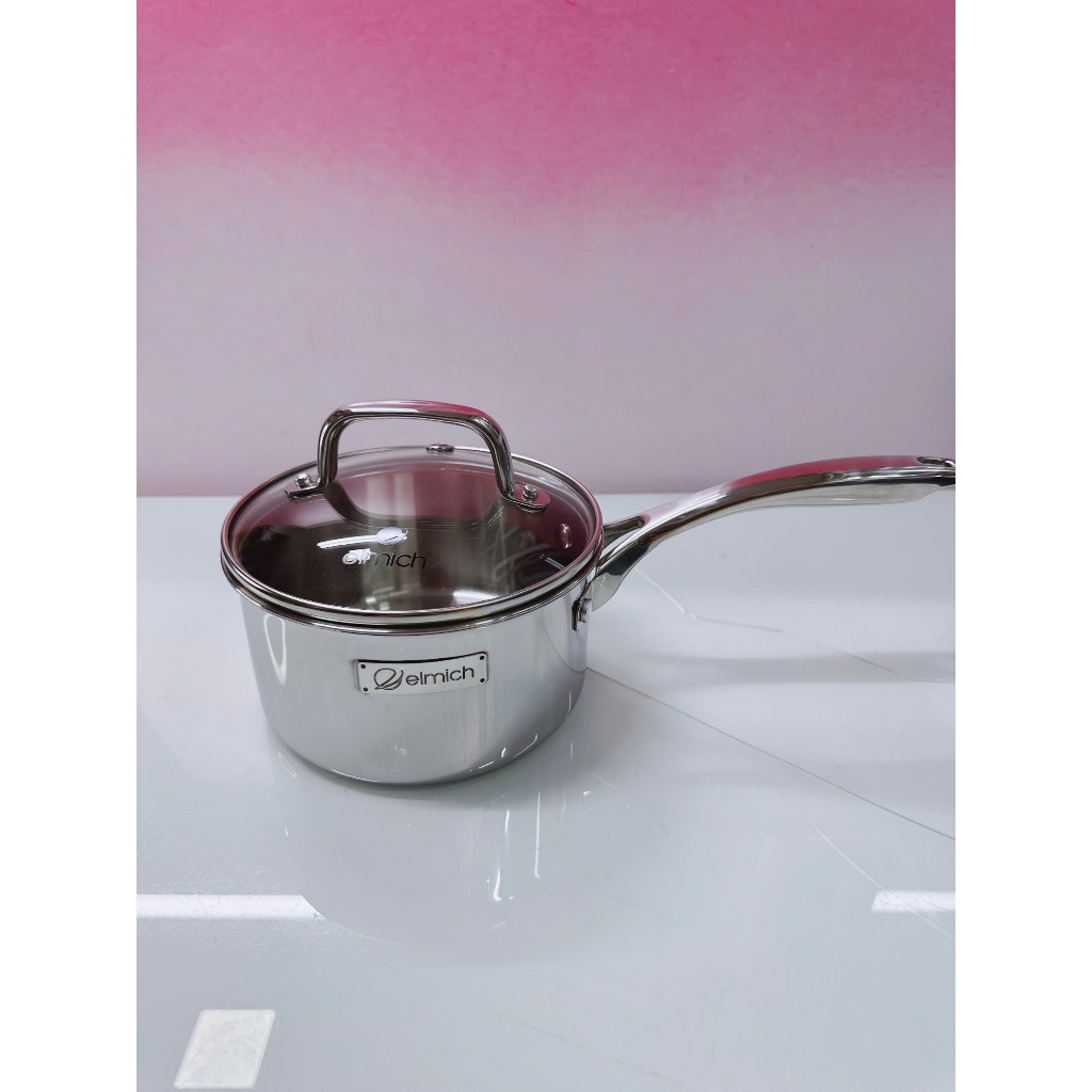 Quánh inox liền khối Elmich Trimax Napoli EL2538IN16 size 16cm