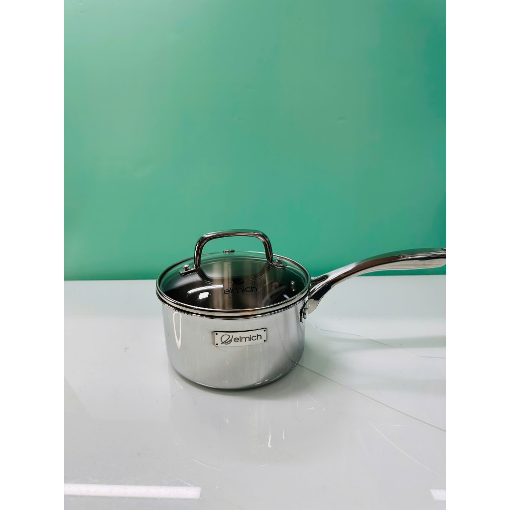 Quánh inox liền khối Elmich Trimax Napoli EL2538IN16 size 16cm