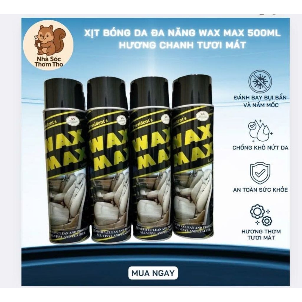 Xịt Bóng Da Đa Năng WAX MAX